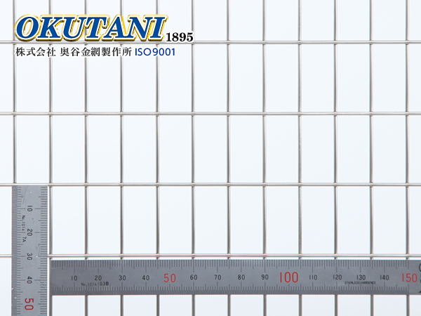 産業用金網 ステンレス平織金網 線径０．６０ｍｍ：１０メッシュ 開目１．９４ｍｍ幅1000mm×高1000mm - 1