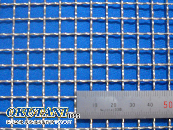 ステンレス溶接金網 目開き：8.8mm メッシュ：2.5 線径：1.2mm サイズ：1000mm×28m ステンレス溶接網 ファインメッシュ 